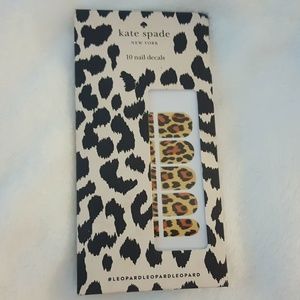 Kate Spade Leopard Nail Decals